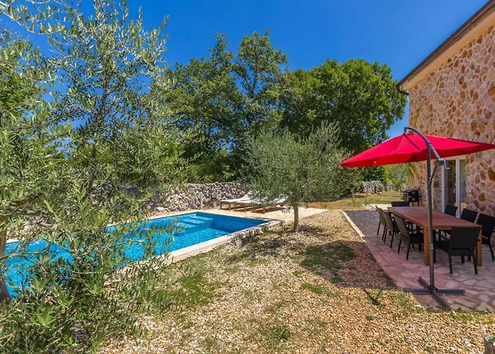 House Alyssa With Pool On Krk Island, * ヴルブニク